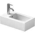 Duravit Vero Handwaschbecken mit Hahnloch, weiss, 250 x 450