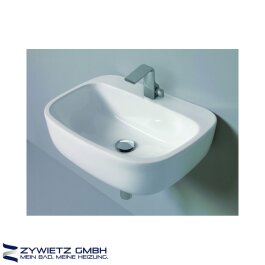 Flaminia Mono Waschtisch 54 cm, weiß