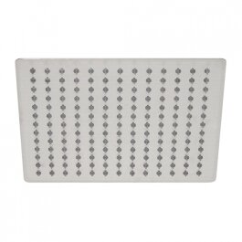 Regenbrause 4 Corners 250x250 mm, extraflach, Edelstahl poliert