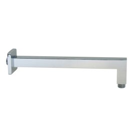 Ramię prysznicowe Quattro kątowe montaż ścienny 300mm, chromowany mosiądz