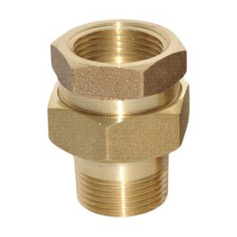 Rotguss konische Verschraubung 1" I/A