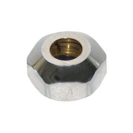 Nakrętka złączki zaciskowej mosiądz chromowany 1/2" x 10mm