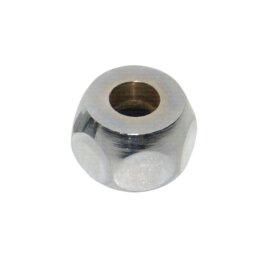 Quetschverschraubung Mutter Messing verchromt 3/8" x 8mm