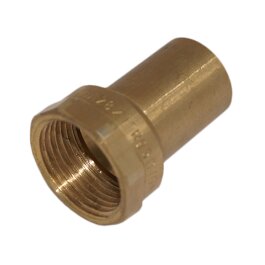 Rotguss Pressfitting Übergangsmuffennippel 22mm x 3/4"