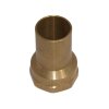 Rotguss Pressfitting &Uuml;bergangsmuffennippel 22mm x 3/4&quot;