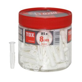 TOX DECO 8 / 49 Allzweckdübel Inhalt 85 Stück