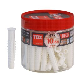 TOX DECO 10 / 66 Allzweckdübel Inhalt 47 Stück