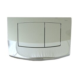 TECE ambia WC-Betätigungsplatte, 2-Mengentechnik, chrom glänzend