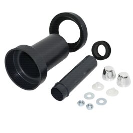 Ścienny zestaw przyłączeniowy WC DN 90, chromowane pokrywy