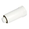 Korek budowlany 1/2&quot;, tworzywo sztuczne, biały