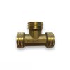 Messing T-St&uuml;ck , G3/4&quot; - AG (3x)