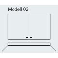 SPRINZ Modern-Line Spiegelschrank Modell 02,...