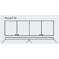 SPRINZ Modern-Line Spiegelschrank Modell 04,...