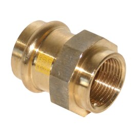 GAS Gunmetal Tuleja przejściowa Pressfitting 15mm x 1/2"