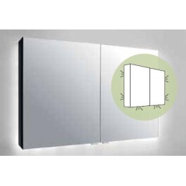 SPRINZ LED-Rückwandbeleuchtung zu Spiegelschrank, verschiedene Breiten