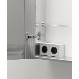 SPRINZ dodatkowy panel elektryczny, składający się z dwóch gniazdek