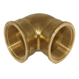 Messing Winkel 1 Zoll 90° innen innen