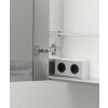 SPRINZ Elegant-Line Spiegelschrank Modell 03, 3-t&uuml;rig mit 2 seitlichen Leuchten, verschiedene Ausf&uuml;hrungen w&auml;hlbar