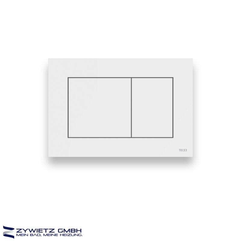 TECE now WC-Betätigungsplatte, 2-Mengentechnik, weiß