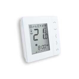 VS20WRF 4 in 1 digitaler Funk Raumthermostat weiß battariebetrieben