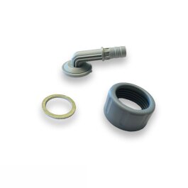 OHA-Winkel-Kondensatanschluss mit Mutter und DicHTsafeung, 3/8"/10mm