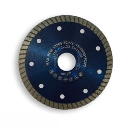 Diamant-Trennscheibe Turbo Fliesen 125 x 1,2 x 7 x 22,2 mm