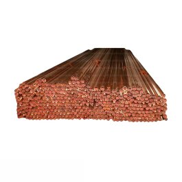 Rura miedziana, półtwarda, różne rozmiary. Rozmiary w prętach o długości 2,5 m