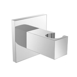 Wandhalter BORI, Messing verchromt, eckig