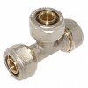 Klemmring Schraubfitting T-St&uuml;ck f&uuml;r Verbundrohr 20mm x 20mm x 20mm