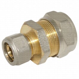 Klemmring Schraubfitting Reduzier Muffe für Verbundrohr 26mm x 16mm