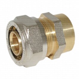 Klemmring Schraubfitting Übergangsmuffe für Verbundrohr 16mm x 1/2" Innengewinde