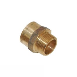 Rotguss Lötfitting Übergangsnippel 35mm x 1" Aussengewinde