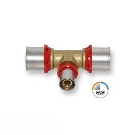 Pressfitting T-Stück 32mm x 26mm x 32mm
