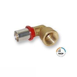 Kolano przejściowe Pressfitting do rury zespolonej 16mm x 1/2" gwint wewnętrzny