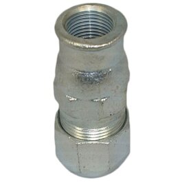 Verzinkter Rohrklemmverbinder 1/2" I/O