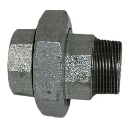Verzinkte Verschraubung konisch dichtend 3/4" I/A