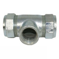 Verzinkter Rohrklemmverbinder T-St&uuml;ck 1 1/2"