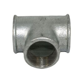 Trójnik ocynkowany w różnych rozmiarach