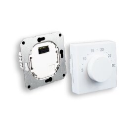 Raumthermostat elektronisch mit Drehregler  für Rahmenprogramm RAL
