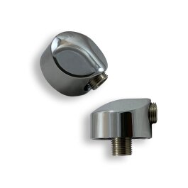 Wandanschlussbogen mit verdecktem Anschluss, 1/2", chrom