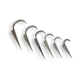 Schwarze Rohrhaken in versch. Größen