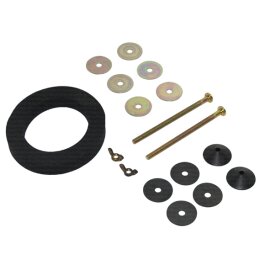 Zestaw uszczelek do WC stojącego z zamontowaną spłuczką ceramiczną