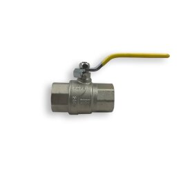 Zawór kulowy mosiężny DIN-DVGW Gaz IG/IG Żółty - 1" (DN25)