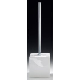 Decor Walther WC-Bürstengarnitur DW5200 Porzellan weiß/ chrom, eckig