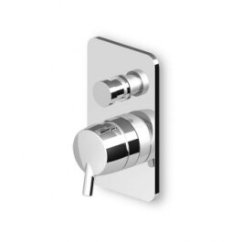 Zucchetti Simply Beautiful UP bateria wannowa i prysznicowa widoczna część chromu