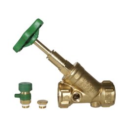 Zawór kątowy mosiężny z gniazdem spustowym DN 15