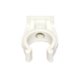 Klips do rurki pojedynczy 15mm, biały