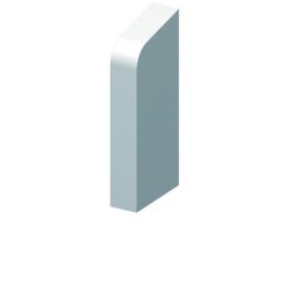 HZ-Endstück rechts, weiß, Nr.185