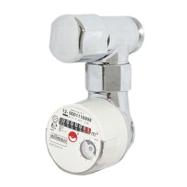 Allmess Ventilwasserzähler Controller V-System CW-V Flexx +m warm Qn 1,5m³/h