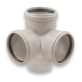 +GF+ Silenta Premium Doppeleckabzweig 87° DN110